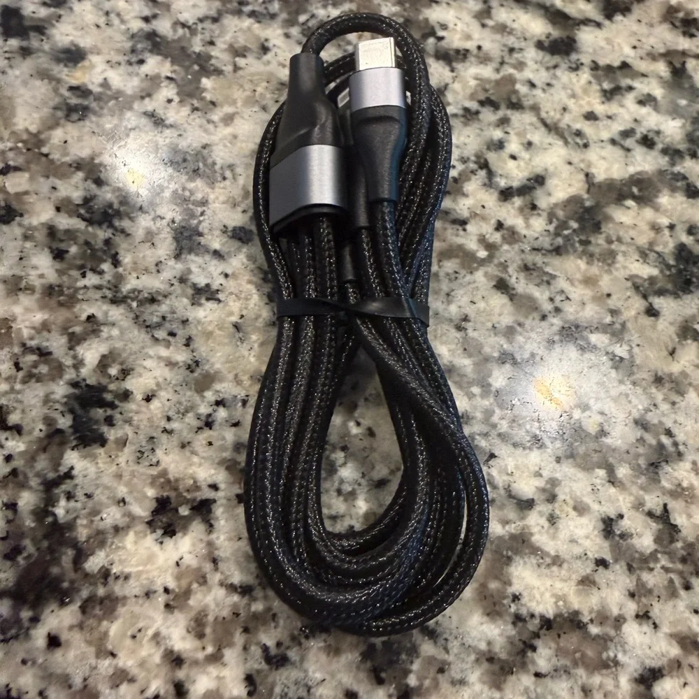2 packs of Black Multi-Port Charging Cables